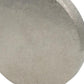 15" Silver Aluminum Round Disc Table Vase