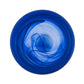 12" Blue Abstract Swirl Glass Tapered Table Vase