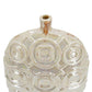 16" Ivory Geometric Bud Ceramic Table Vase