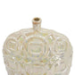 20" Ivory Geometric Bud Ceramic Table Vase