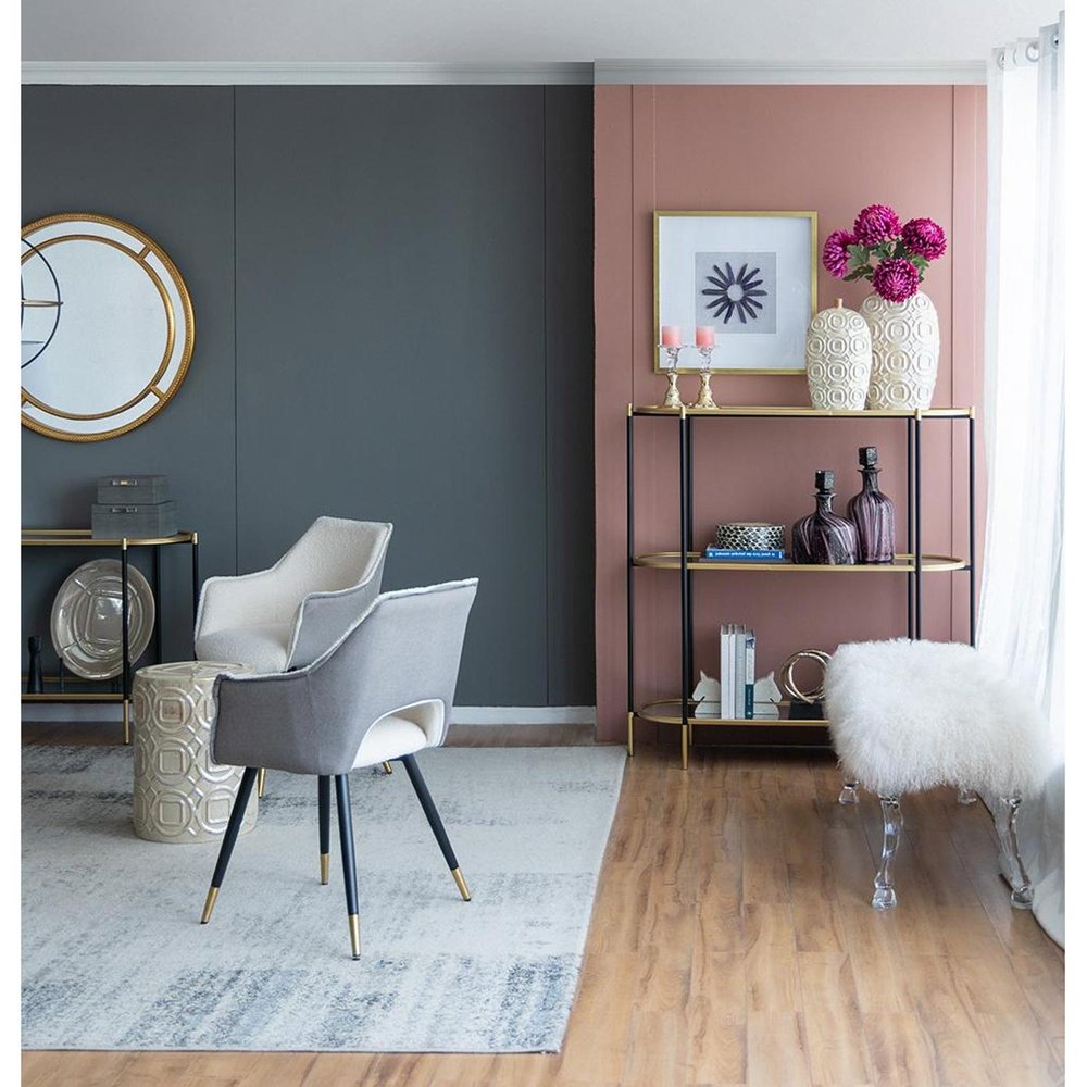 20" Ivory Geometric Bud Ceramic Table Vase