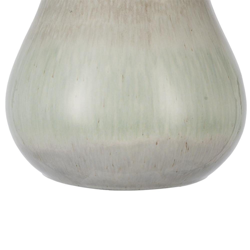 10" Blue Green Sand And Gray Ombre Ceramic Round Table Vase