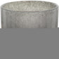 9" Gray And Brown Ombre Glass Round Table Vase