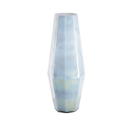 20" Opal Cylinder Glass Table Vase
