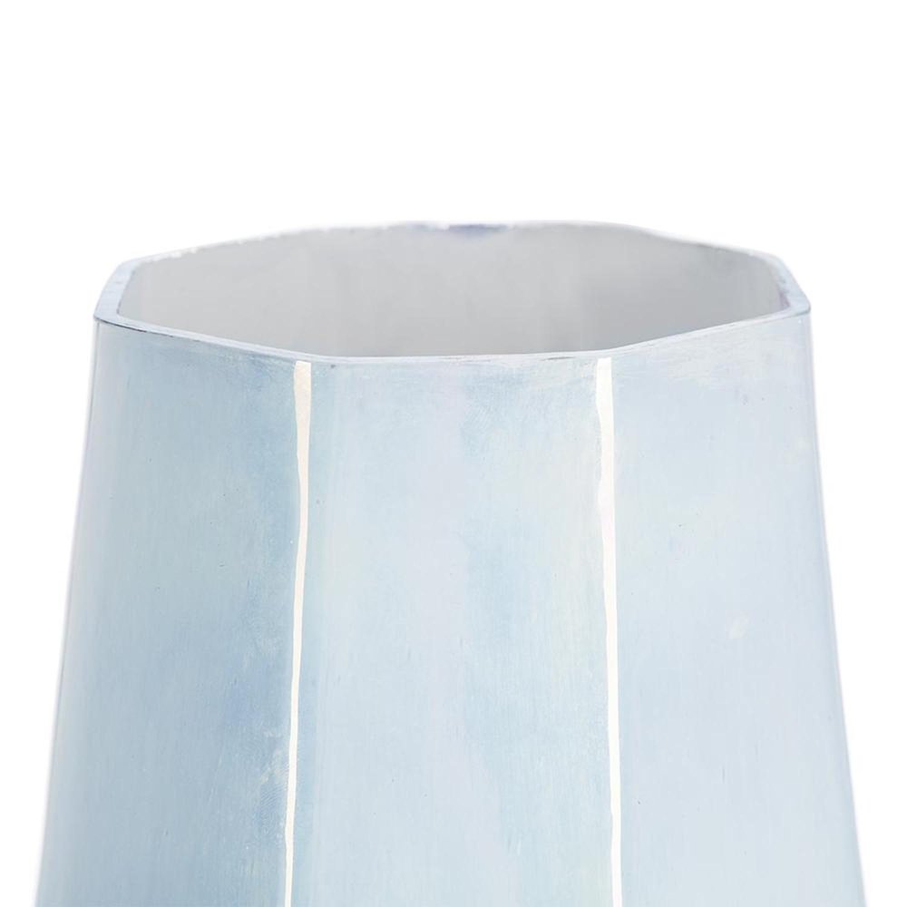 20" Opal Cylinder Glass Table Vase