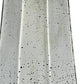 20" Antiqued Silver Glass Cylinder Table Vase
