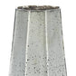 20" Antiqued Silver Glass Cylinder Table Vase