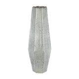 20" Silver Cylinder Glass Table Vase