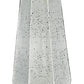 20" Antiqued Silver Glass Cylinder Table Vase