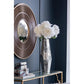 20" Silver Cylinder Glass Table Vase