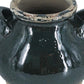 7" Beige and Black Round Terracotta Jug Vase With Does Not Apply