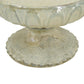 10" Gray Ceramic Round Pedestal Centerpiece Bowl