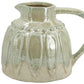 7" Gray Ceramic Round Jug Vase
