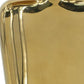 8" Gold Ceramic Table Vase