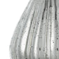 10" Silver Glass Round Table Vase