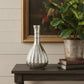 10" Silver Glass Round Table Vase