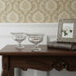 Set of Two Clear Glass Round Bowl Table Vases