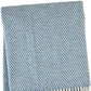 51" X 67" Blue Cotton Woven Herringbone Throw Blanket with Fringe