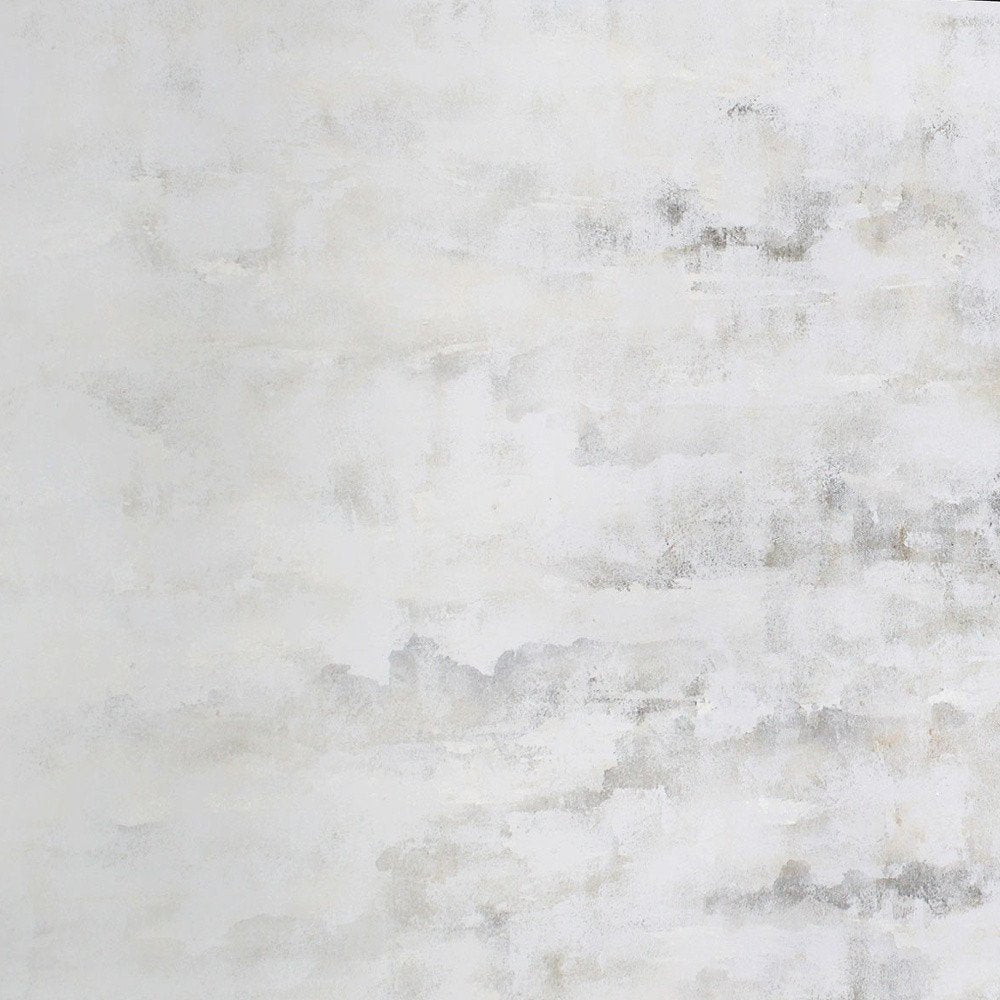 Winter Storm Hand Painted Silver Floater Frame Wall Art