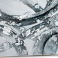 Caspian Hand Painted Silver Floater Frame Wall Art