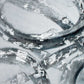 Caspian Hand Painted Silver Floater Frame Wall Art