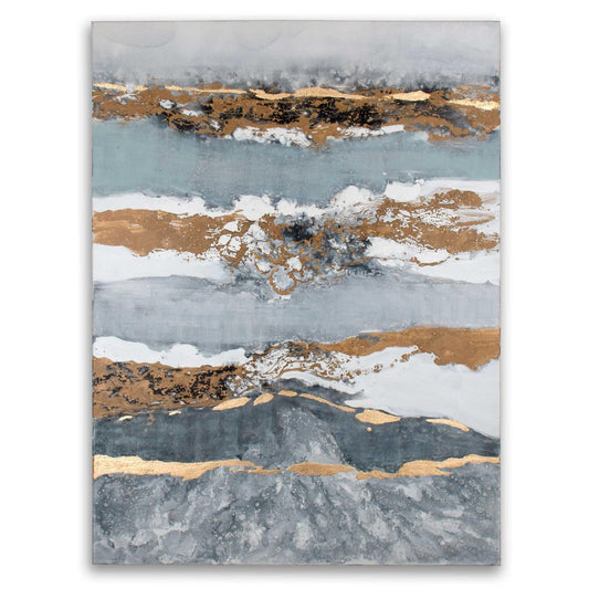 Shimmering Light Hand Painted Unframed Wall Art