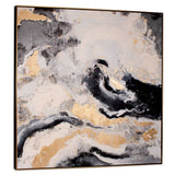 Faction Hand Painted Gold Floater Frame Wall Art