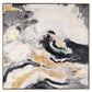 Faction Hand Painted Gold Floater Frame Wall Art