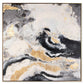 Faction Hand Painted Gold Floater Frame Wall Art