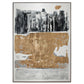 Allurement Hand Painted Black Floater Frame Wall Art
