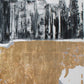 Allurement Hand Painted Black Floater Frame Wall Art