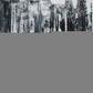Allurement Hand Painted Black Floater Frame Wall Art