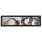 Divergent Hand Painted Black Floater Frame Wall Art