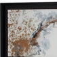 Divergent Hand Painted Black Floater Frame Wall Art