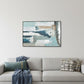 Exhilaration Hand Painted Black Floater Frame Wall Art