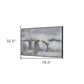 Hushed Breeze Hand Painted Black Floater Frame Wall Art