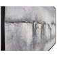 Hushed Breeze Hand Painted Black Floater Frame Wall Art