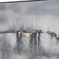 Hushed Breeze Hand Painted Black Floater Frame Wall Art
