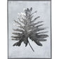 Silver Jungle I Hand Painted Silver Floater Frame Wall Art