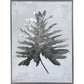 Silver Jungle I Hand Painted Silver Floater Frame Wall Art