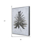 Silver Jungle I Hand Painted Silver Floater Frame Wall Art