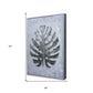 Silver Jungle II Hand Painted Silver Floater Frame Wall Art