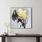 Illustrious Hand Painted Black Floater Frame Wall Art