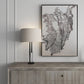 Deliquesce Hand Painted Black Floater Frame Wall Art