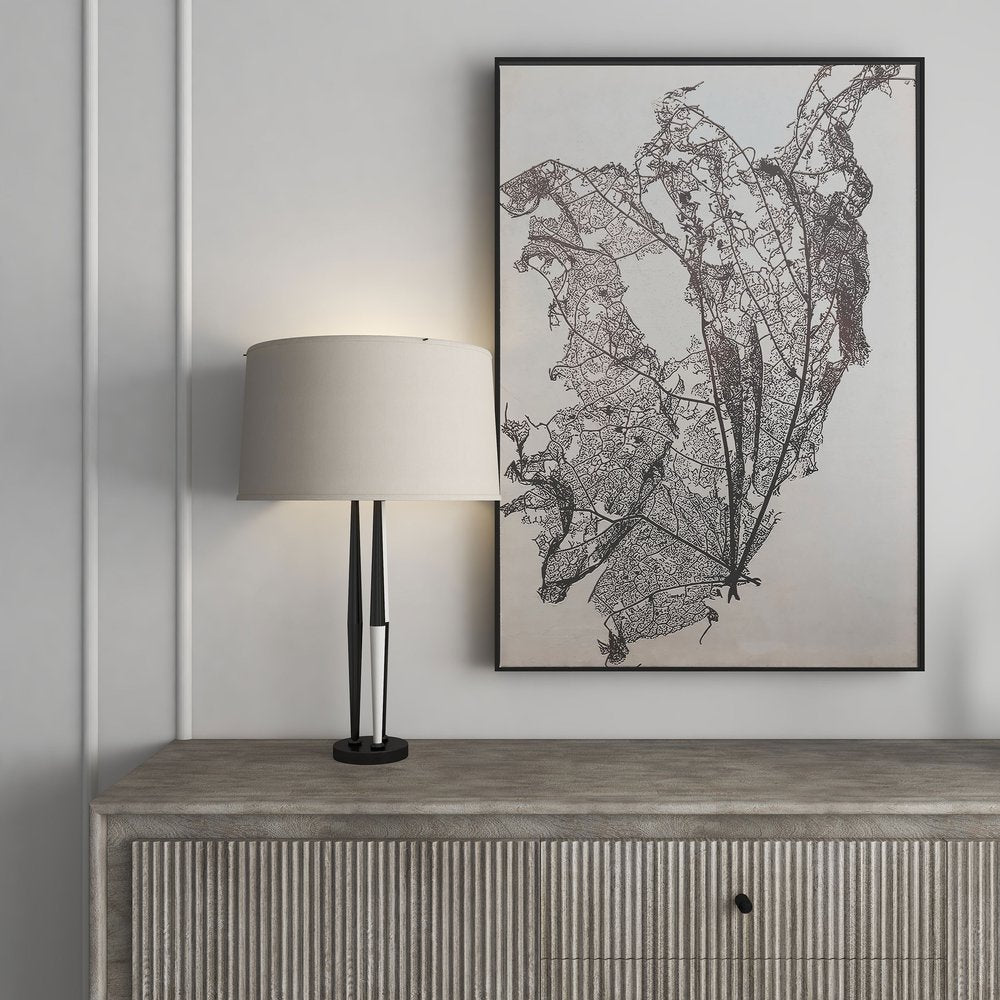 Deliquesce Hand Painted Black Floater Frame Wall Art