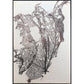 Deliquesce Hand Painted Black Floater Frame Wall Art
