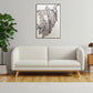 Deliquesce Hand Painted Black Floater Frame Wall Art