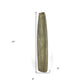 47" Gold Tapered Ceramic Floor Vase
