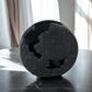 8" Black Hammered Round Aluminum Table Vase