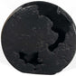 8" Black Hammered Round Aluminum Table Vase